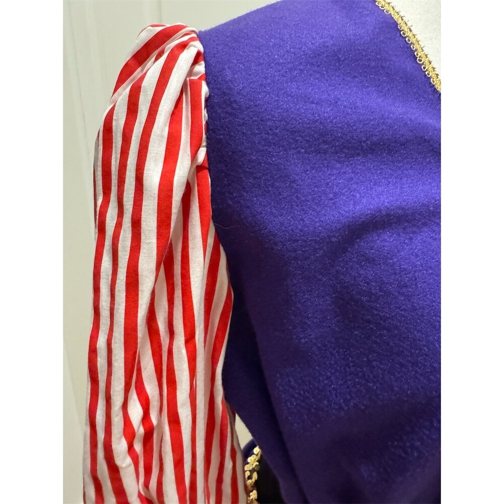 Rare Unique Vintage Childcraft Court Jester Harlequin Costume Dress Womens Small - Picture 4 of 14